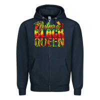Navy future black queen Zipper Hoodie - texasbilliewilder