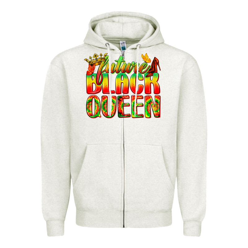 Future Black Queen Zipper Hoodie by texasbilliewilder | Teevron