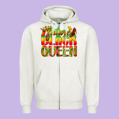 Zipper Hoodie future black queen