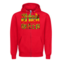 Red future black queen Zipper Hoodie - texasbilliewilder