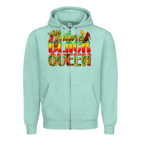 Seafoam future black queen Zipper Hoodie - texasbilliewilder