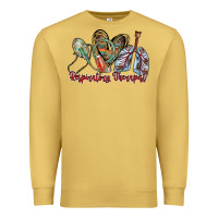 Antique Gold respiratory therapist Premium Sweatshirt - RacoonDesign