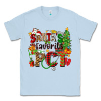 Dusty Blue santa's favorite pct Classic Tee - Zillion Design Studio