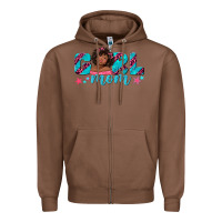 Chestnut girl mom afro black girl Zipper Hoodie - texasbilliewilder