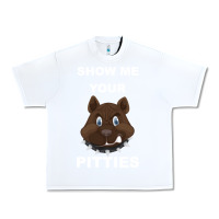White Show Me Your pitties Urban Heavy Tee - Bettercallsaul