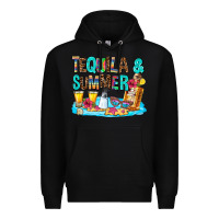 Black tequila and summmer Premium Hoodie - AdoDesignShop