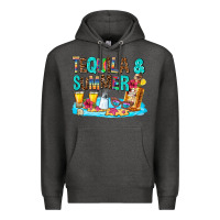 Charcoal Heather tequila and summmer Premium Hoodie - AdoDesignShop