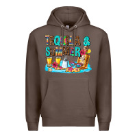 Coffee tequila and summmer Premium Hoodie - AdoDesignShop