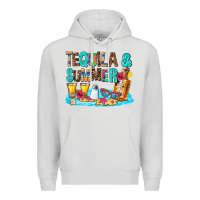 Dove Grey tequila and summmer Premium Hoodie - AdoDesignShop