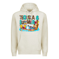 Oatmeal Heather tequila and summmer Premium Hoodie - AdoDesignShop