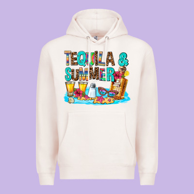 Tequila And Summmer Premium Hoodie Designed By Adodesignshop