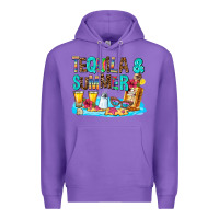 Purple tequila and summmer Premium Hoodie - AdoDesignShop