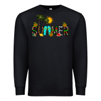Black summer Premium Sweatshirt - CowhideDigitalArt