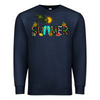 Navy summer Premium Sweatshirt - CowhideDigitalArt