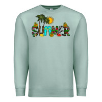Seafoam summer Premium Sweatshirt - CowhideDigitalArt