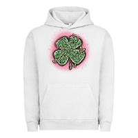 Pigment Lunar Rock leopard shamrocks with hearts Urban Hoodie - MaliasSmallBusiness