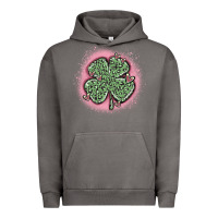 Pigment Tornado leopard shamrocks with hearts Urban Hoodie - MaliasSmallBusiness