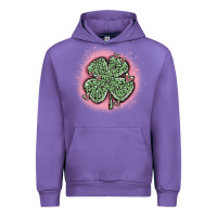 Tulip leopard shamrocks with hearts Urban Hoodie - MaliasSmallBusiness