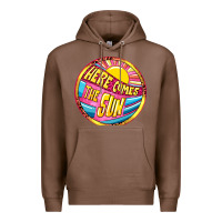 Chestnut Here comes the sun Premium Hoodie - NancyCooperArtShop