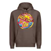 Coffee Here comes the sun Premium Hoodie - NancyCooperArtShop