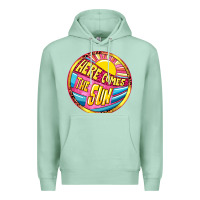 Seafoam Here comes the sun Premium Hoodie - NancyCooperArtShop