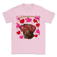 Bubblegum Pink Valentine's day  labrador retriever Classic Tee - RanaPortraitStore