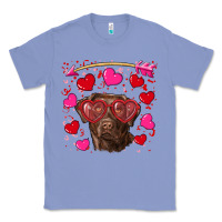 Colony Blue Valentine's day  labrador retriever Classic Tee - RanaPortraitStore
