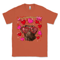 Copper Valentine's day  labrador retriever Classic Tee - RanaPortraitStore