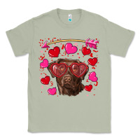 Matcha Valentine's day  labrador retriever Classic Tee - RanaPortraitStore