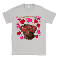 Moon Dust Valentine's day  labrador retriever Classic Tee - RanaPortraitStore