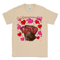 Mushroom Valentine's day  labrador retriever Classic Tee - RanaPortraitStore