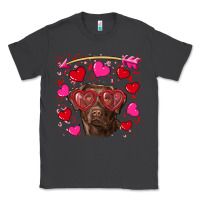 Smoke Valentine's day  labrador retriever Classic Tee - RanaPortraitStore