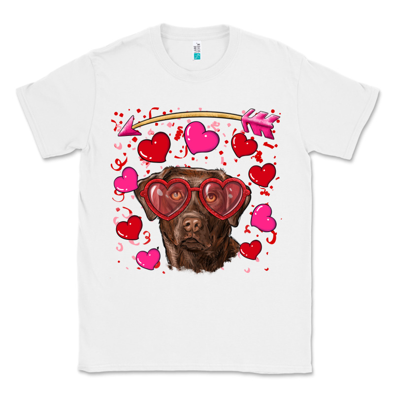 Valentine's Day  Labrador Retriever Classic Tee by RanaPortraitStore | Teevron