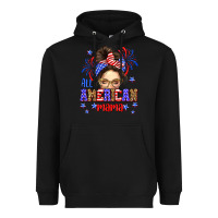 Black All American mama Heavyweight Hoodie - Neo Western