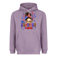 Lavender All American mama Heavyweight Hoodie - Neo Western