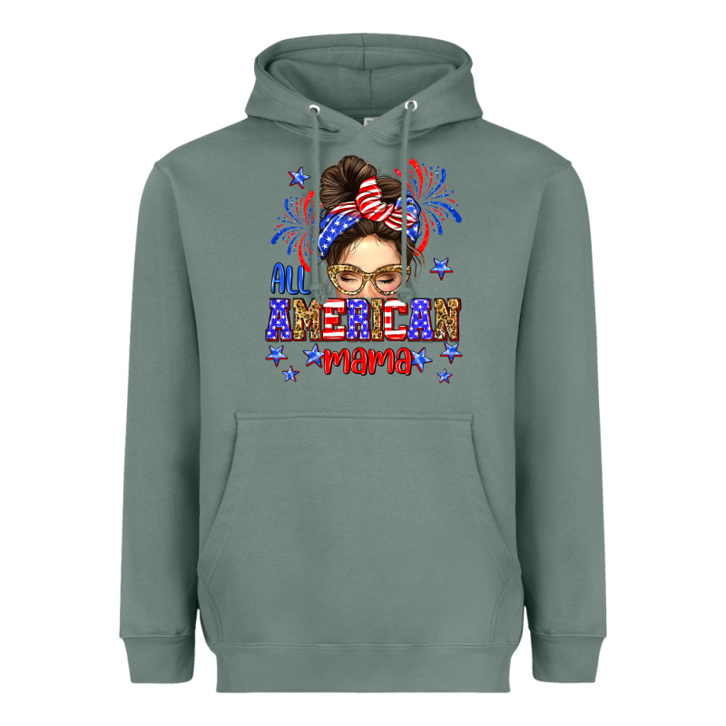 All American Mama Heavyweight Hoodie by Neo Western | Teevron