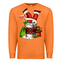 Santa Claus In A Coffee Cup Premium Sweatshirt | Teevron