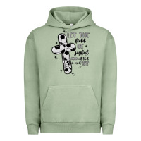 Pigment Oil Green soccer Urban Hoodie - MaliasSmallBusiness