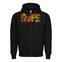 Black hope afro Zipper Hoodie - texasbilliewilder