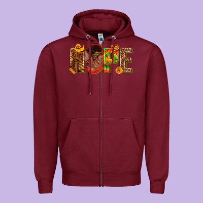 Zipper Hoodie hope afro
