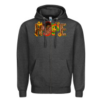 Charcoal Heather hope afro Zipper Hoodie - texasbilliewilder