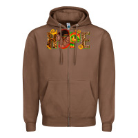 Chestnut hope afro Zipper Hoodie - texasbilliewilder