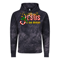 Cloud Black jesus is the reason with christmas candy ado Vintage Hoodie - AdoDesignShop