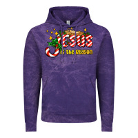 Cloud Purple jesus is the reason with christmas candy ado Vintage Hoodie - AdoDesignShop