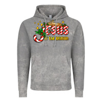 Cloud Rock jesus is the reason with christmas candy ado Vintage Hoodie - AdoDesignShop