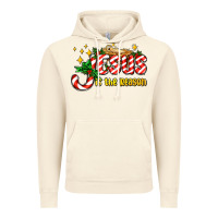 Vintage Artic jesus is the reason with christmas candy ado Vintage Hoodie - AdoDesignShop