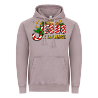 Vintage Zinc jesus is the reason with christmas candy ado Vintage Hoodie - AdoDesignShop