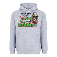Heather Grey when your  dead insıde but is christmas Heavyweight Hoodie - CowhideDigitalArt