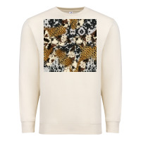 Sandshell cowhide leopard seamless pattern Premium Sweatshirt - HRA Design Shop