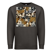 Smoke cowhide leopard seamless pattern Premium Sweatshirt - HRA Design Shop